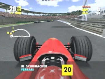 F1 Championship Season 2000 screen shot game playing